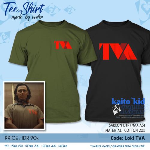 Jual Kaos LOKI TVA Series Marvel MCU 