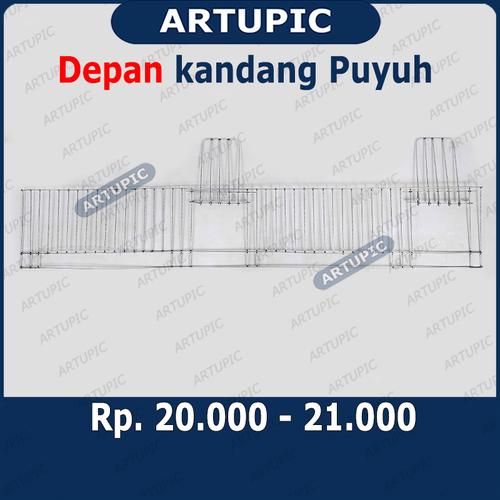 Foto Produk DEPAN Kandang Puyuh Kawat Galvanise Artupic HANYA DEPAN SAJA dari ArtupicPeralatanPeternak
