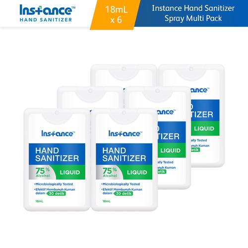 Foto Produk Instance Hand Sanitizer Spray 18 mL Multipack 6 Pcs dari Kino Store ID