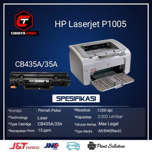 Jual Printer Hp Laserjet P1005 bekas murah - Jakarta Pusat - ALTER SOLUTION  | Tokopedia