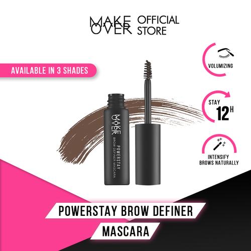 Foto Produk MAKE OVER Powerstay Brow Definer Mascara - 01 Long Black dari Make Over Official Shop