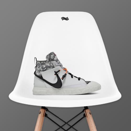 ready made blazer white