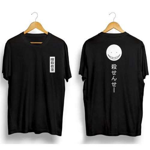 Foto Produk Kaos Pria Distro Japanese Kanji OP102 Fashion Pria Baju Pria - Hitam, L dari MYPCollection
