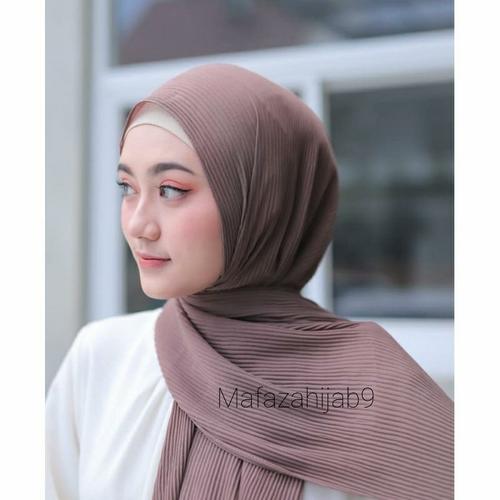 Foto Produk hijab plisket pashmina - navy dari Mafazahijab9