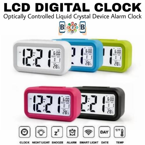 Gambar LCD DIGITAL CLOCK ALARM - Jam Meja Digital - Hitam dari b2b mobile undefined Tokopedia