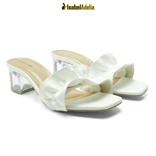 Foto Produk IsabelAdelia RAYLIA Block Heels Sepatu Hak Transparan - Putih, 37 dari Isabel adelia official