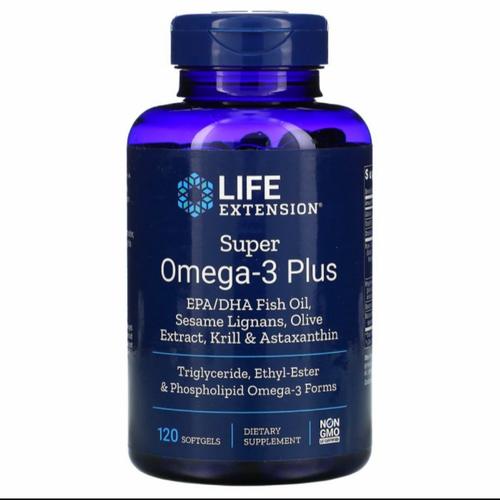 Jual life extension super omega.3 plus EPA DHA fish oil 120.softgel -  Jakarta Barat - herbaltop123 | Tokopedia