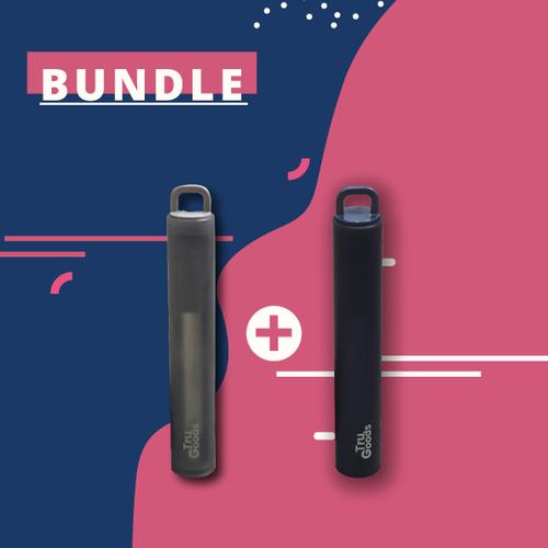Foto Produk Foldable Straw Capsule / Sedotan Lipat Silikon Tru Goods Bundle(2pcs) dari Tru_Goods