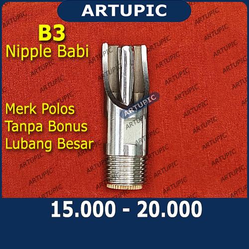 Foto Produk Nipple Babi B3 Nipel nepel nippel Alat Minum Babi Kambing Domba B3 dari ArtupicPeralatanPeternak