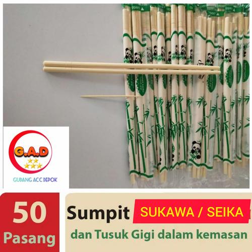 Foto Produk SUMPIT STERIL BAMBU SUMPIT + TUSUK GIGI SUMPIT BAKMI KAYU 50 SET dari ACC DEPOK