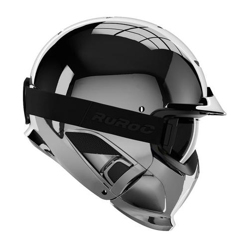 Ruroc Rg1-Dx Chrome Helmet - Helm Motor 