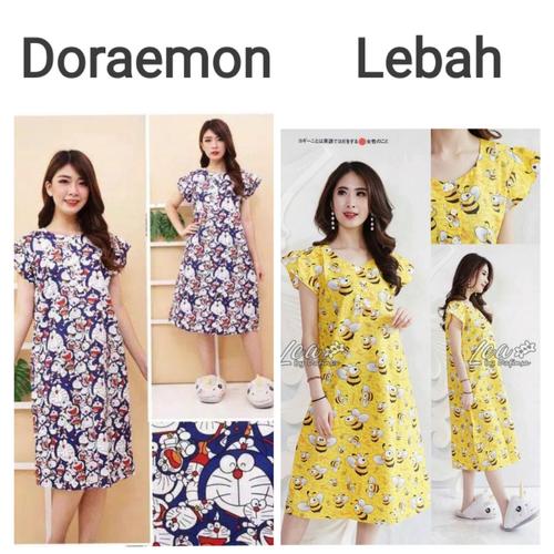 Foto Produk Piyama dress pendek wanita / Daster Busui / Baju Tidur dari Bajukuuh