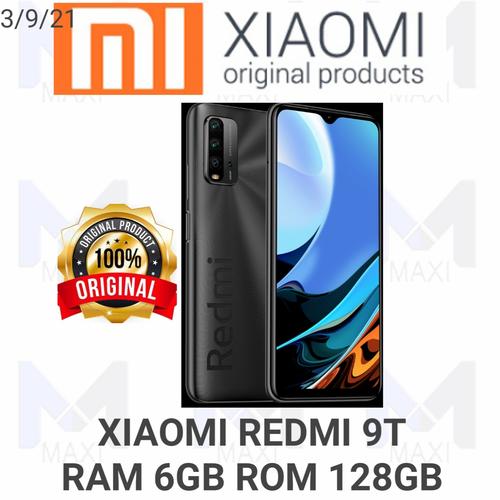 Foto Produk Xiaomi Redmi 9T 6/128 Ram 6GB Rom 128GB Garansi Resmi - Orange dari Maxi phone cell