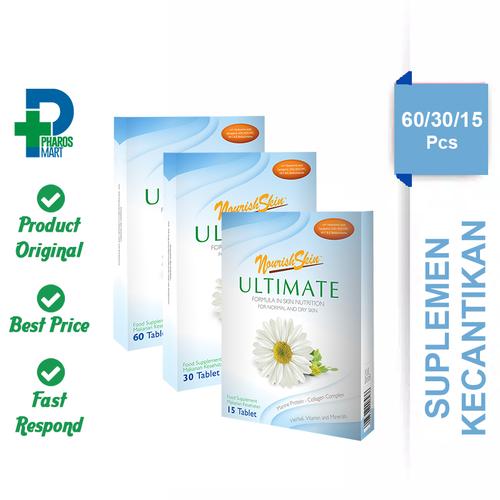 Gambar Nourish Skin Ultimate Isi 60 / 30 / 15 Tablet / Suplemen Kecantikan - 15 Tablet dari Pharos Official Store Kab. Tangerang Tokopedia