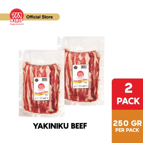 Foto Produk KIBIF Beef Slice - Yakiniku / Sukiyaki Beef Bowl @ 250 Gr Multipack dari KIBIF Official Store