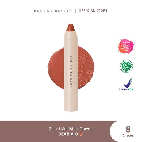 Foto Produk Dear Me Beauty 3-In-1 Multistick Crayon - Dear Vio dari Dear Me Beauty