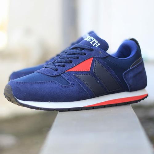 navy casual trainers