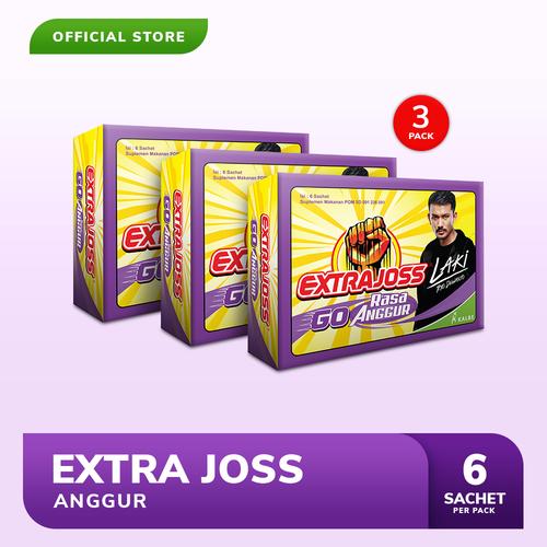 Foto Produk Extra Joss Laki Anggur 3 Pack (18 Sachet) dari Bintang Toedjoe Official