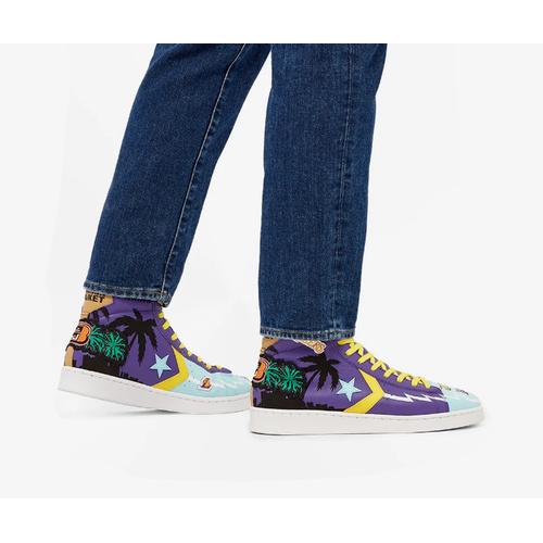 converse pro leather purple