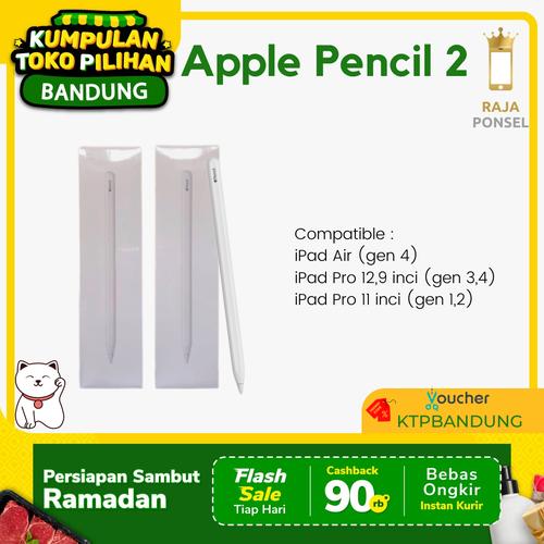 Foto Produk (Original) Apple Pencil 2 for iPad Pro 2018 11 / 12.9 Inch (2nd Gen) - PENCIL 2 dari RajaPonselcom