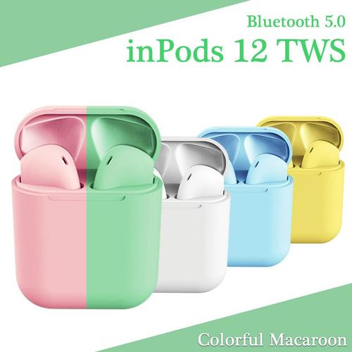 Jual AIRPODS INPODS MACARON ORIGINAL 12 TWS i12 HEADSET BLUETOOTH ORI 100%  - Biru Muda - Jakarta Barat - ngelaba | Tokopedia