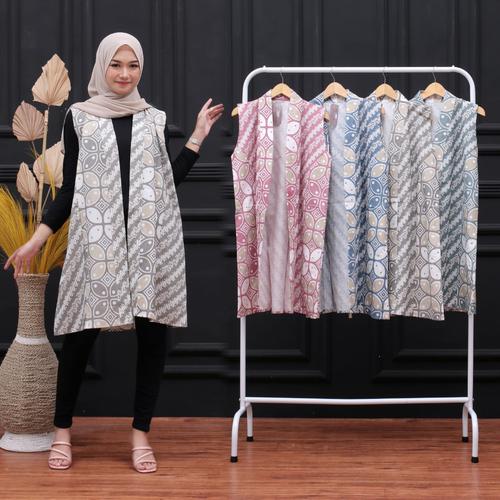 Gambar vest batik dari FARADISA BATIK Kota Yogyakarta Tokopedia