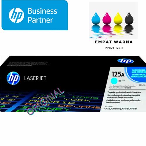 Jual Jual Toner HP 125A Cyan[ CB541 ] LaserJet CP1515n/CP1518ni/ CP1215/CM1  - Biru - Kota Bekasi - EMPAT WARNA PRINTERKU | Tokopedia