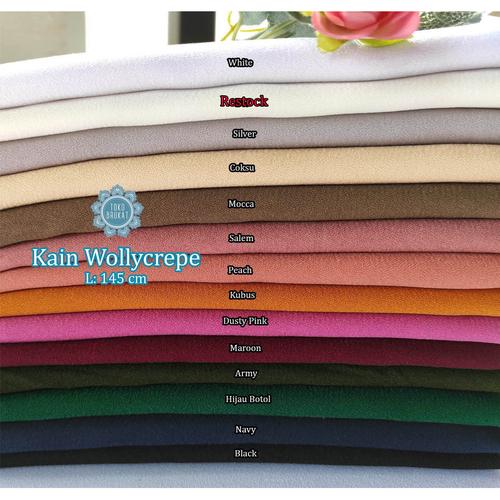 Foto Produk Kain Wollycrepe Per 0.5 Meter dari Toko Brukat