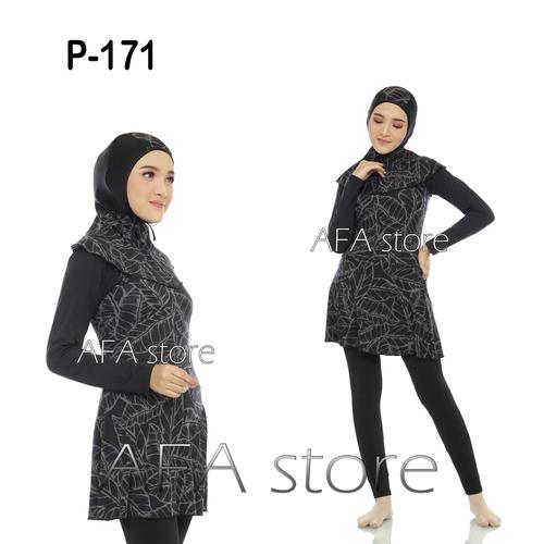 Gambar baju renang muslimah P-121 murah - XL dari annesa latifa Kab. Tangerang Tokopedia