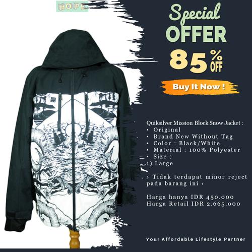 snow jacket black