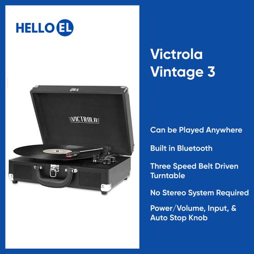 Speed Bluetooth Portable Vinyl Record 