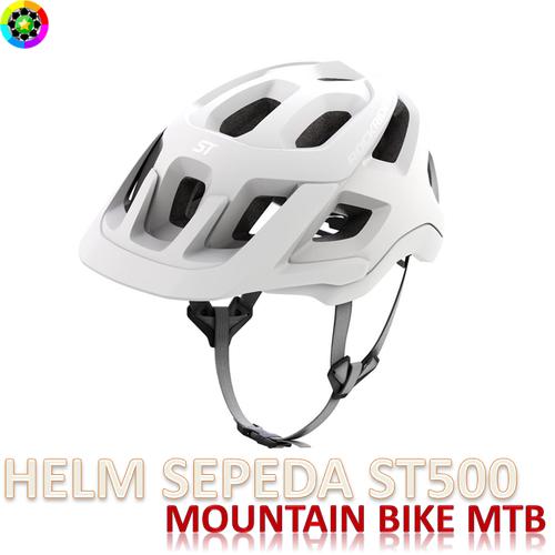 Jual Helm Sepeda Gunung Dewasa Rockrider ST500 Mountain Bike Original Putih  - Kota Bekasi - Rexy_Store | Tokopedia