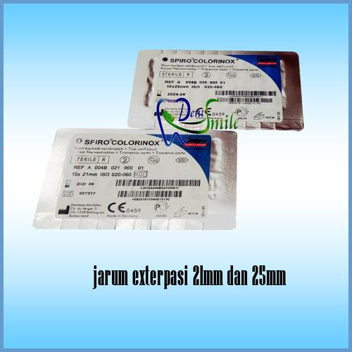 Jual DENTAL JARUM EXTERPASI BARBED BROACH ASSORTED 21MM DAN 25MM