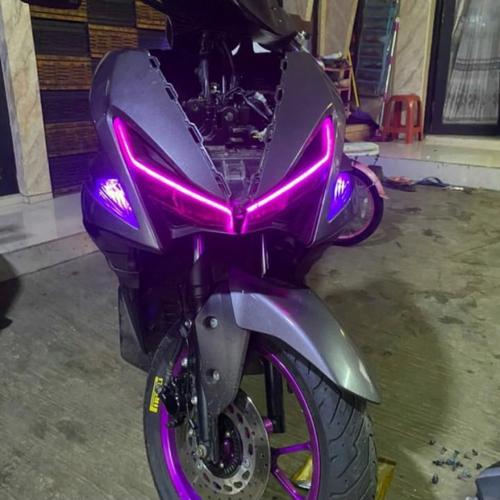 Foto Produk LAMPU LED DRL ALIS HEADLAMP MOBIL MOTOR 12 VOLT 30cm - Putih dari ayra99shop