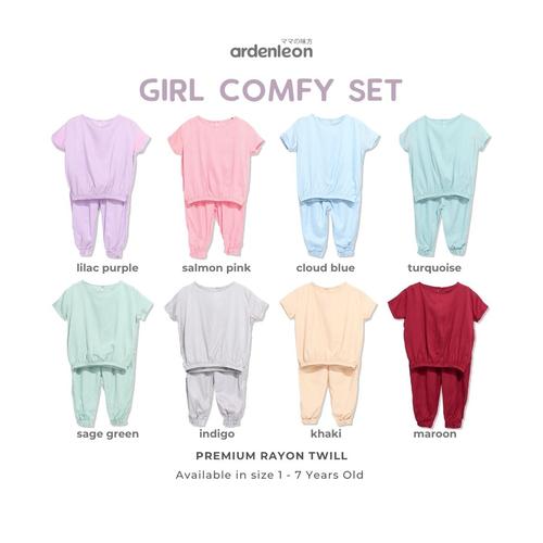 Foto Produk ARDENLEON Girl Comfy Set - Lilac Purple, M dari ARDENLEON