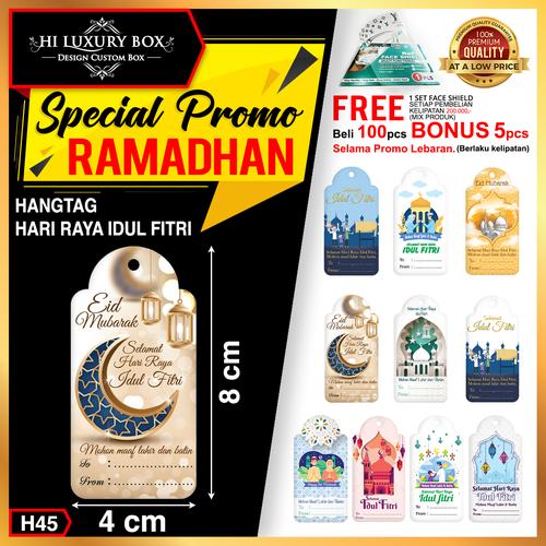 Foto Produk Hangtag|Hangtag Murah|Hangtag Lebaran|Hangtag Idul Fitri|4x8|H45 - All Variant dari Hi Luxury Box