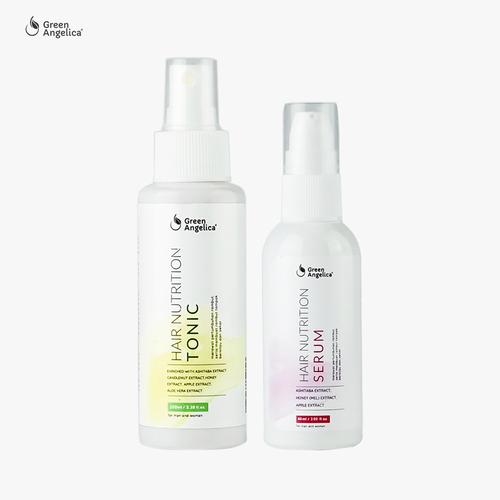 Foto Produk Paket Combo 1 Green Angelica - Obat Rambut Rontok dan Kering Terbaik dari GreenAngelica Official