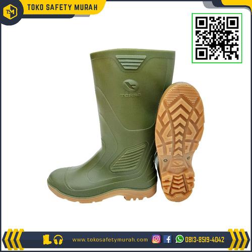 Foto Produk Sepatu Boot AP Terra Eco 3 / Eco3 Hijau Karet Tinggi Panjang ORIGINAL dari Toko Safety Murah