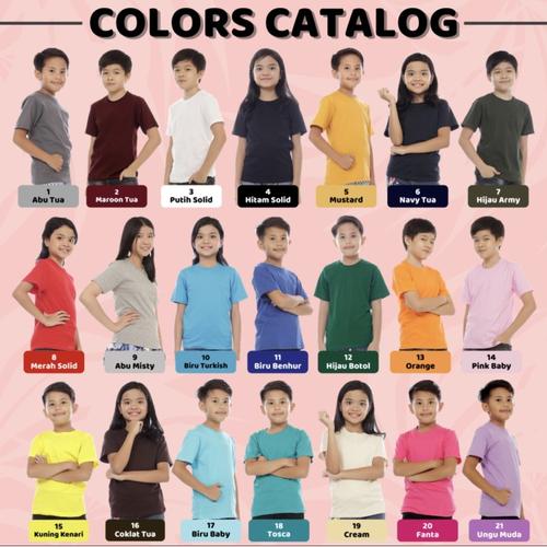 Gambar Kaospolos anak cotton combed 30s premium quality. - 2 dari importir_polyflex Kota Bandung Tokopedia