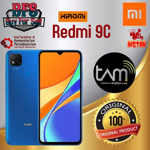 Foto Produk XIAOMI REDMI 9C RAM 4/64GB - GARANSI RESMI - Orange, 3GB 32GB dari BuyForSell