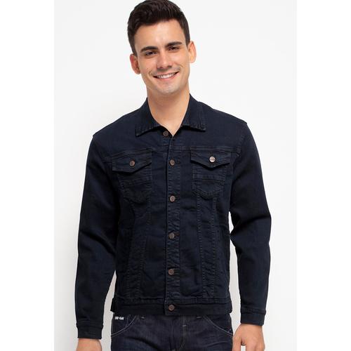 Jual Denim Crew Men Washed Denim Jacket 