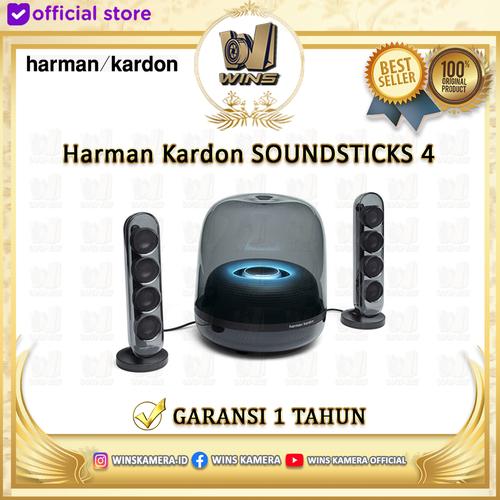 Foto Produk Harman Kardon SoundSticks 4 Bluetooth Wireless 2.1 Channel Speaker - Black dari Wins Kamera