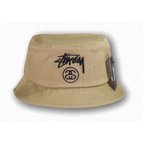 Jual STUSSY STOCK LOCK BUCKET HAT KHAKI 