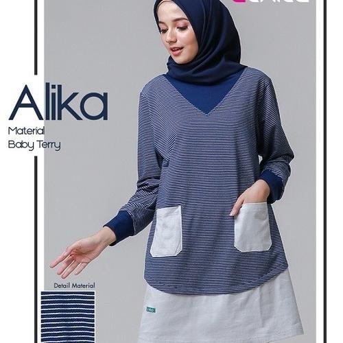 Foto Produk Sale Baju Atasan ORI Nibras Alnita Alika - Navy, M dari Kids Playground