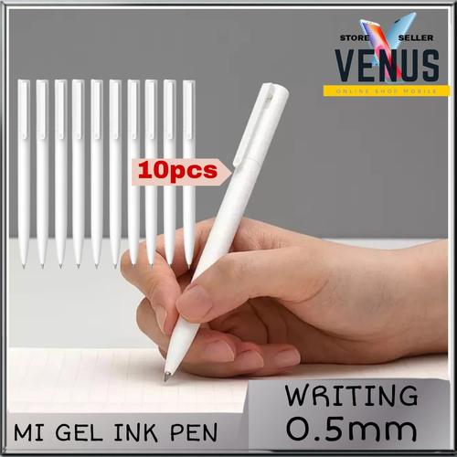 Jual Xiaomi Mi Gel Ink Pen 10Pcs Witing 0.5mm MJZXB01WC Putih