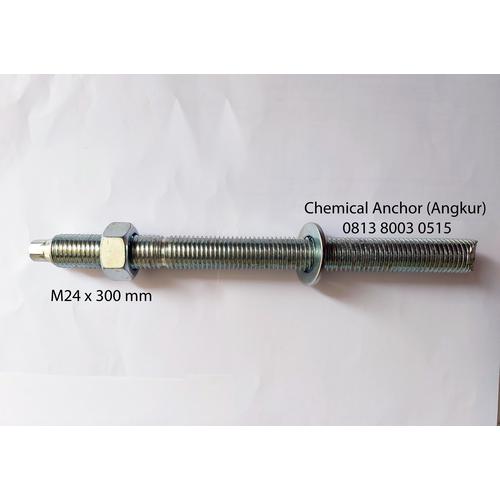 Jual STUD BOLT CHEMICAL ANCHOR / CHEMICAL ANCHOR M24 x 300 MM Kota
