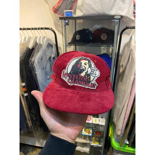 HYSTERIC GLAMOURS - Corduroy Cap (Red 