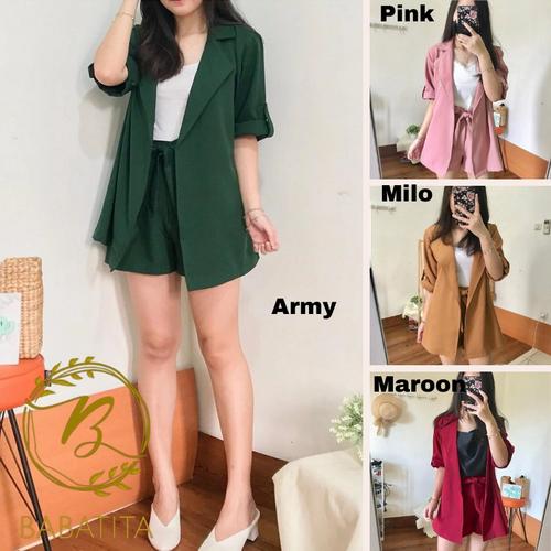Jual BLAZER SET KOREA BAJU KANTOR 