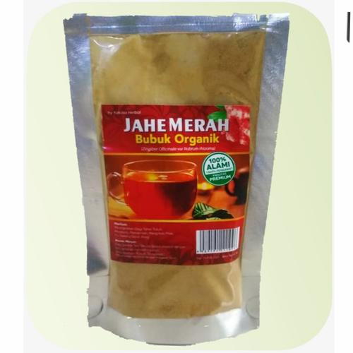 Foto Produk JAHE MERAH BUBUK ORGANIK 100% ALAMI TANPA GULA - Murni 50gr dari herbalku97