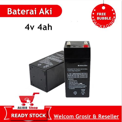 Foto Produk Baterai 4V 4AH untuk timbangan digital dari Ali88shop